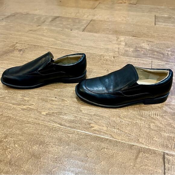 1901 Boy’s Dress Shoes Black Size 1 EUC - Picture 2 of 6